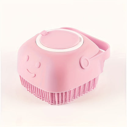 Silicone Pet Bath Brush Massage Cleaning Tool